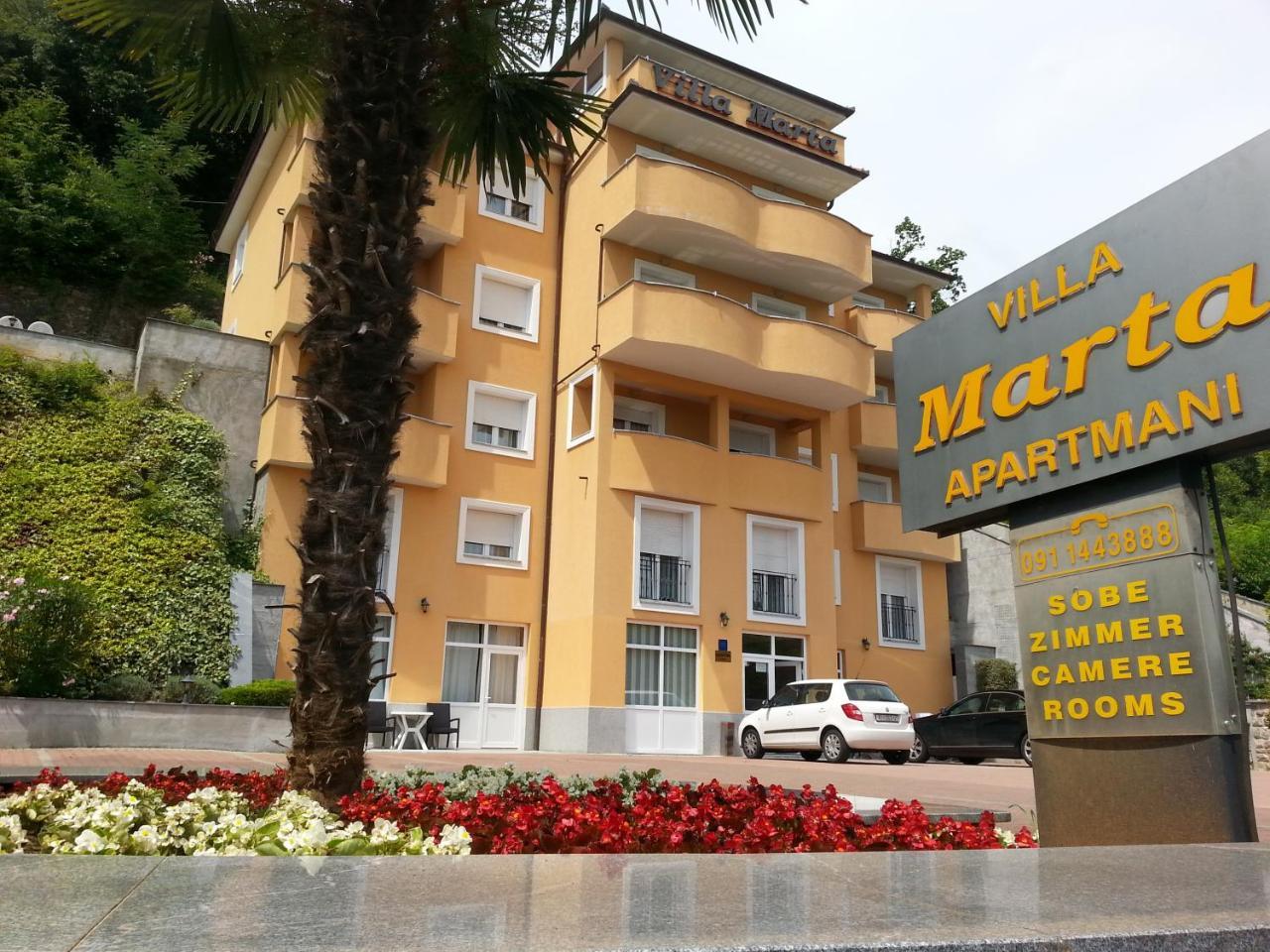 Apartments Villa Marta Opatija Dış mekan fotoğraf